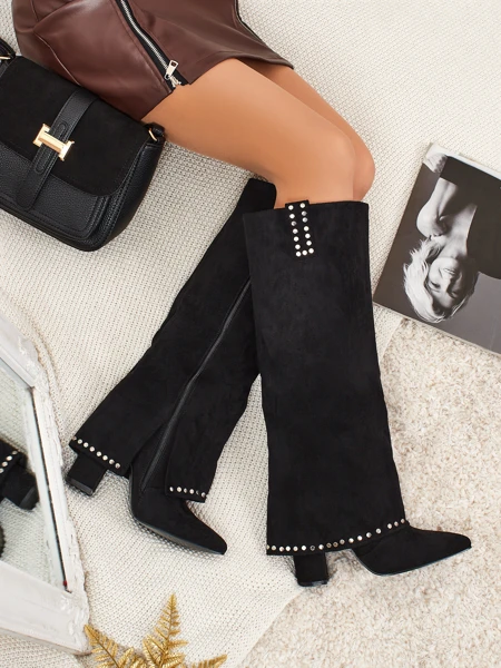 Ženski eko semiš škornji z zgornjim delom Bryves