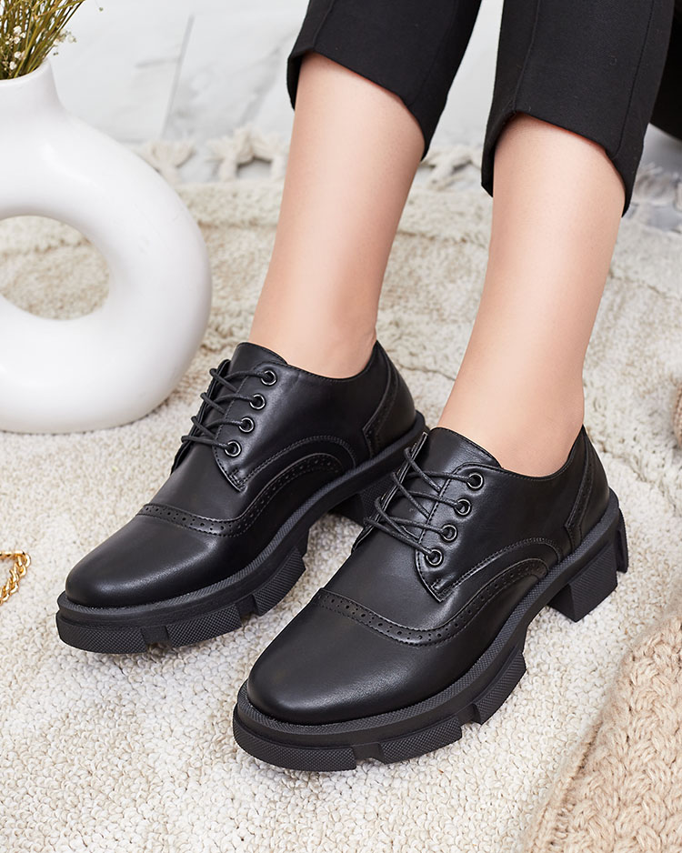 Royalfashion Dámske šnurovacie poltopánky Delgora