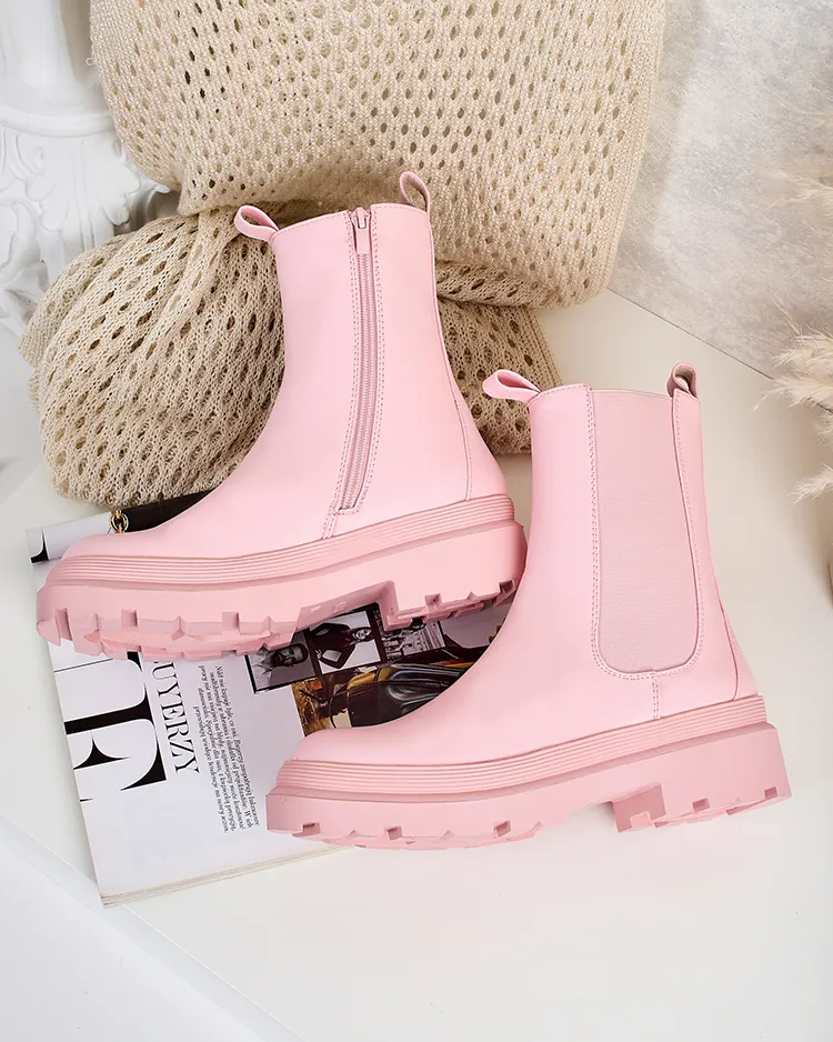 Royalfashion Eko kožené dámske čižmy Ereste