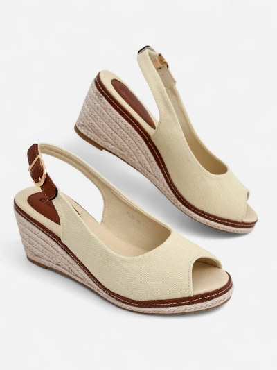 Royalfashion Dámske wedge sandále otvorená špička Tafenis