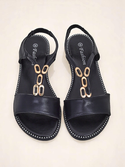 Royalfashion Ženski sandali z okrasnimi paščki Siena Glow