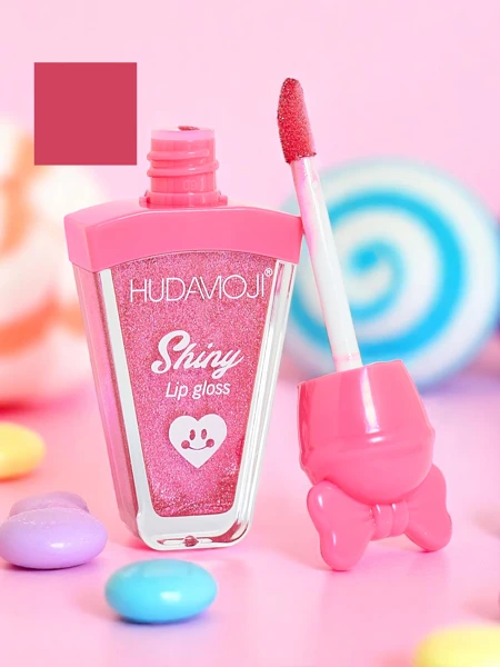 Lesk na pery s trblietkami farba Fuchsia