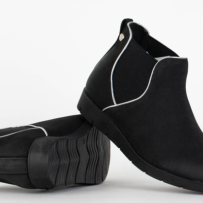 OUTLET Elegantné dámske čižmy čierne Zulla- Obuv