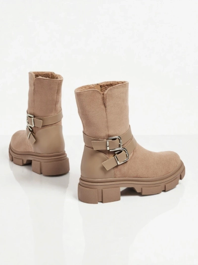 Visoki ženski gležnarji iz eko semiša Callire