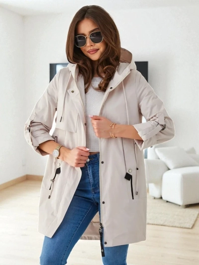 Royalfashion Dámska dlhá vetrovka