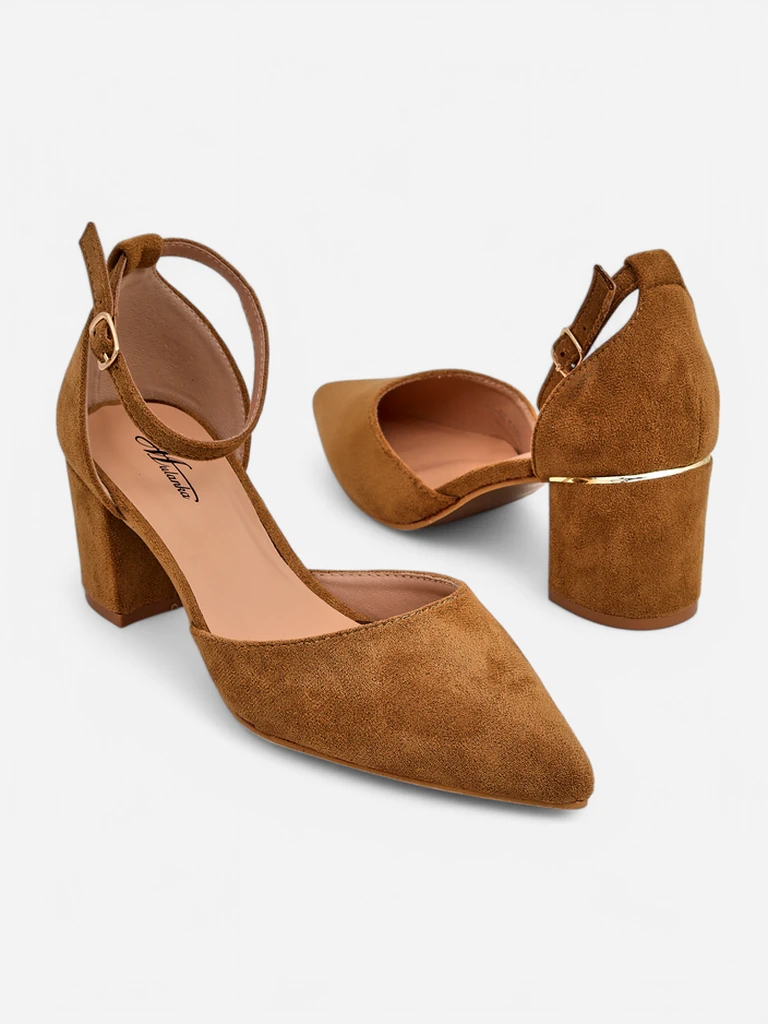 Royalfashion Dámske lodičky na nízkom podpätku Caelda