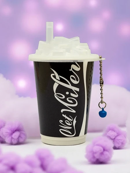 Hydratačné obrúsky v dekoratívnom balení v tvare pohára na zmrzlinu 30 ks