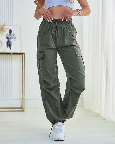 Royalfashion Dámske látkové bojové nohavice