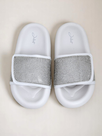 Royalfashion Ženski natikači s ploskim podplatom Sparkle Step