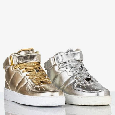 Topánky na platforme OUTLET Gold Tiny Dancer - obuv