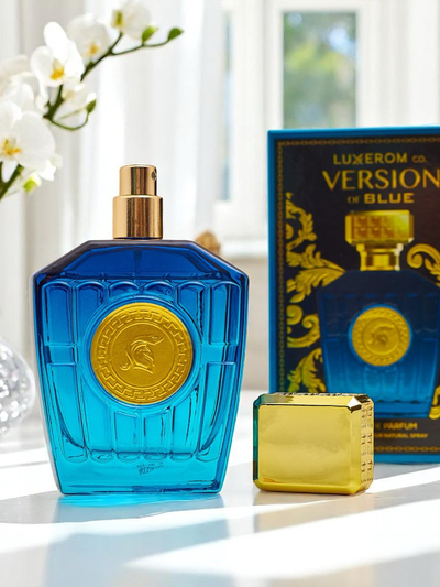 Inšpirovaná eau de parfum pre mužov, verzia na Blue