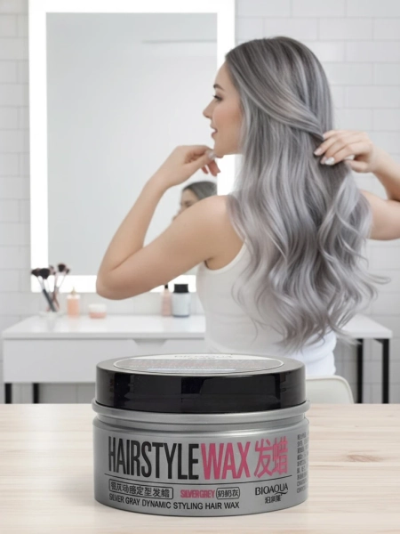 Vosek za stiliziranje las Hairstyle Wax Silver