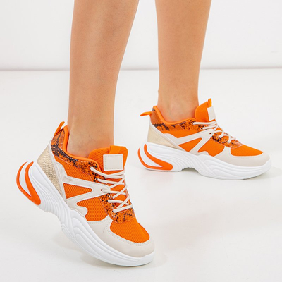 Oranžová dámska športová obuv Waks - Obuv