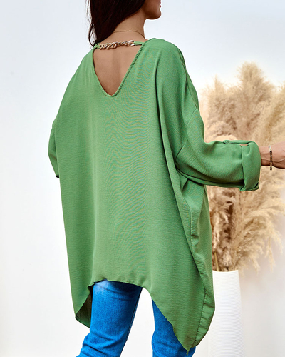 Royalfashion Dlhšia dámska blúzka s potlačou