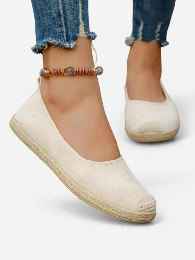 Royalfashion Dámske espadrilky z ekologickej zamše Aroles