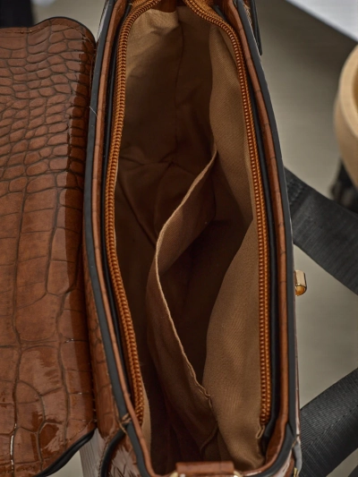 Majhna ženska torbica iz eko usnja z reliefom Narelle