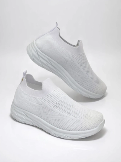 Royalfashion Ženski športni copati na navlačenje Whites