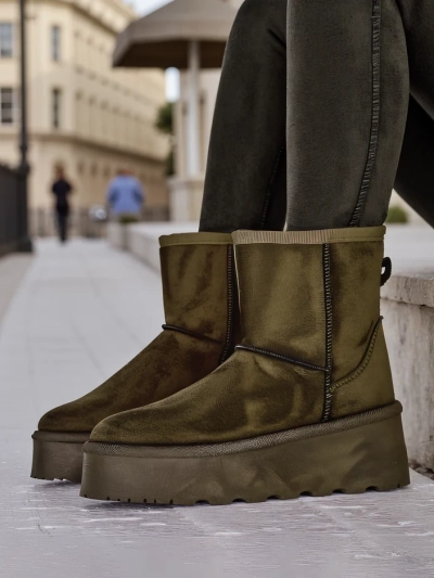 Royalfashion Krátke topánky ako dámske snehové čižmy Eforte