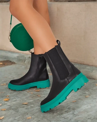 Royalfashion Eko kožené dámske čižmy Ereste