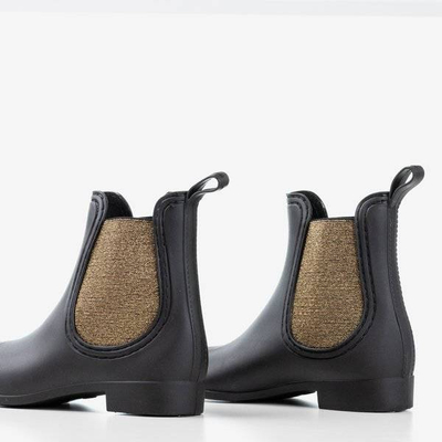 Černé kalhotky s lesklou vložkou Raft - Obuv 1