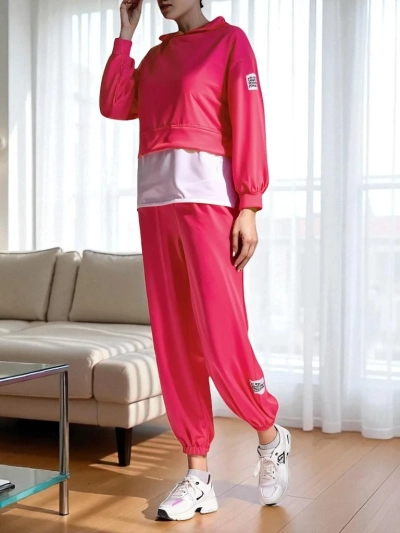 Royalfashion Dámsky bavlnený set s vložkou košele
