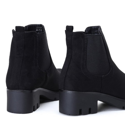 Klasyczne czarne botki Chie - Obuwie