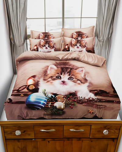 Royalfashion Vianočné obliečky 140x200 sada 4 dielov