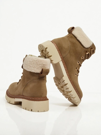 Ženski škornji s krznom Tessara