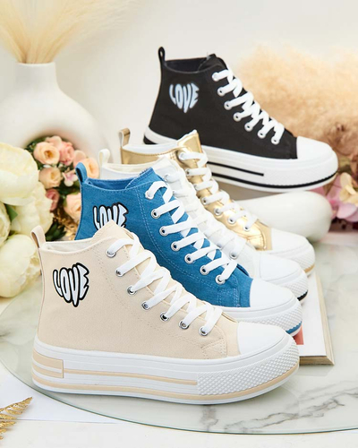 Royalfashion Dámske športové tenisky s potlačou