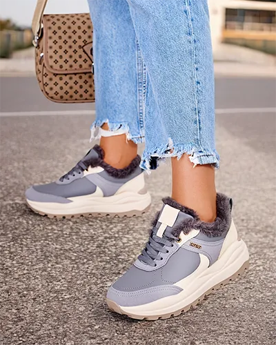 Royalfashion Dámske zateplené tenisky Zoru