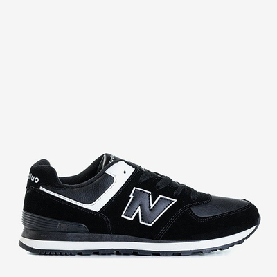 Černobílé pánské sportovní boty Kolda - Obuv 1