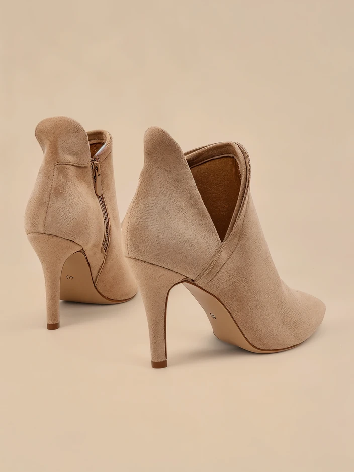 Svetlohnedé dámske čižmy na ihle Annalisa - Obuv