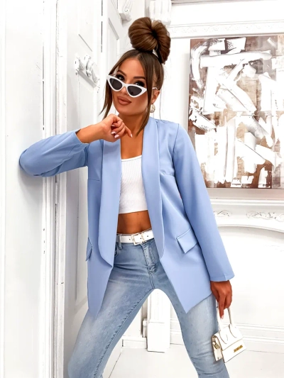 Royalfashion Dámsky blazer bez zapínania Elegant