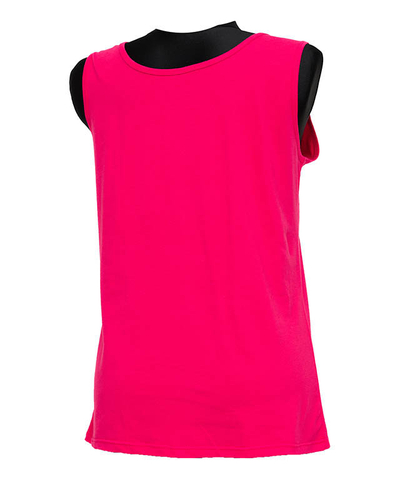 Fuchsiové dámske tielko PLUS SIZE - Oblečenie