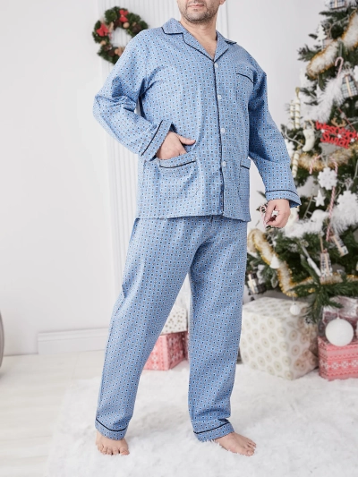 Royalfashion Pánske pyžamo s potlačou