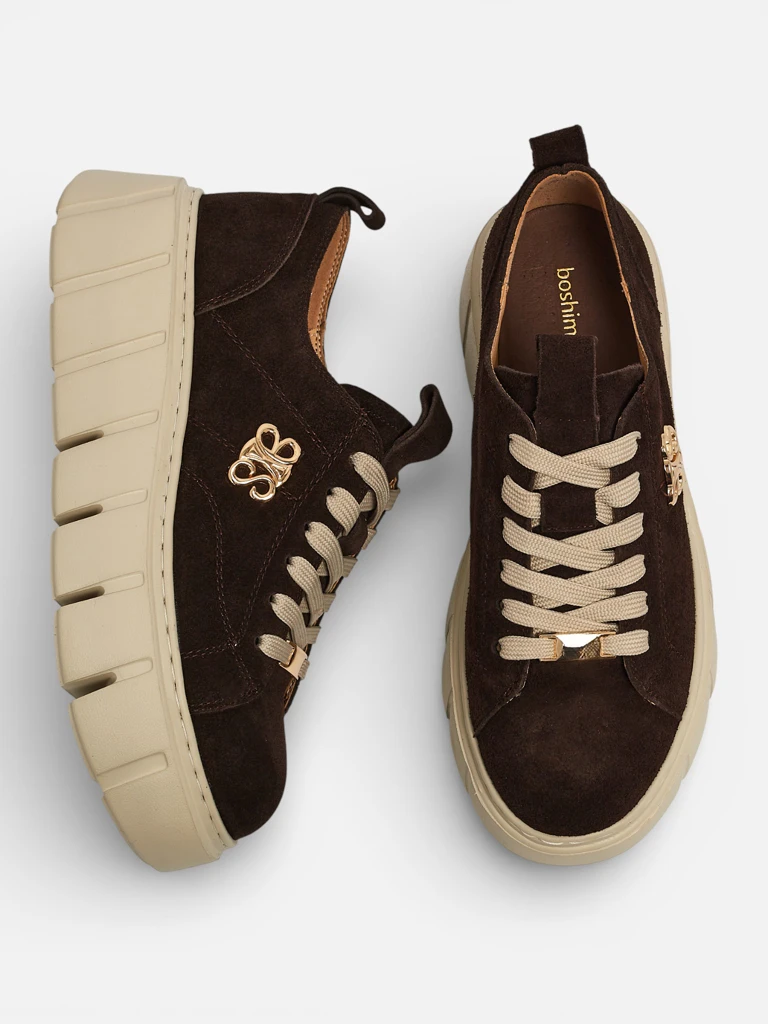 Športni ženski športni copati iz naravnega usnja Renos