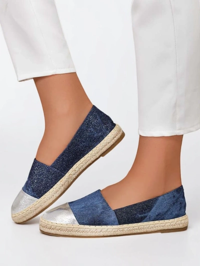 Royalfashion Dámske espadrilky a'la denim Anerta