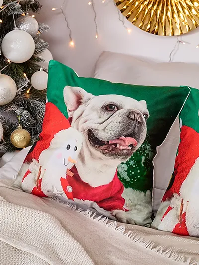 Royalfashion Dekoratívna vianočná vankúšovka