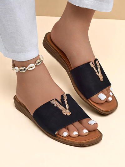 Royalfashion Ženski natikači z ravnim podplatom Livia Comfort