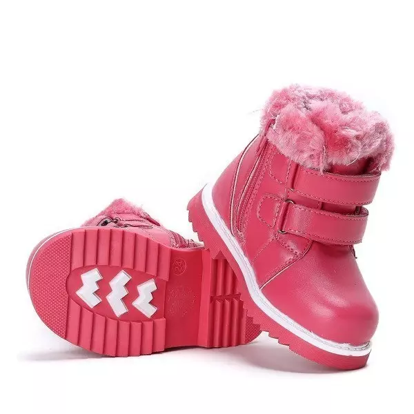 OUTLET Červené dievčenské topánky Luna - Topánky