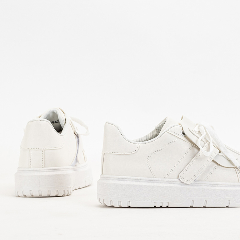 OUTLET Dámske biele športové tenisky Sumikoa - Obuv