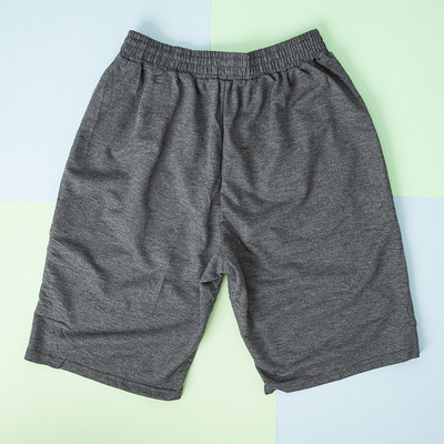 Svetlosivé pánske tepláky s pruhmi - Oblečenie