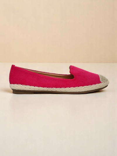 Royalfashion Dámske espadrilky z eko semišu Bombei