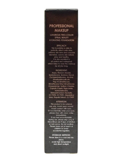 Hydratačný dvojfarebný make-up na tvár s kolagénom Warm Beige