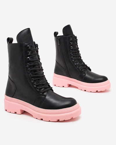 Royalfashion Dámske bagger čižmy z ekokože Vederme