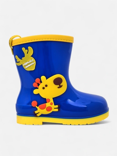 Royalfashion Detské gumové čižmy s nášivkami Good Time