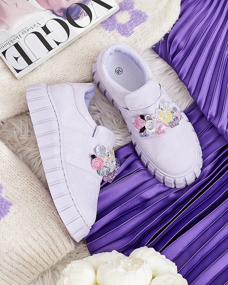 Royalfashion Športové poltopánky s farebnými kamienkami Resinello