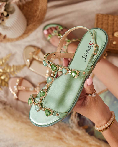 Royalfashion Dámske sandále Selina so zirkónmi