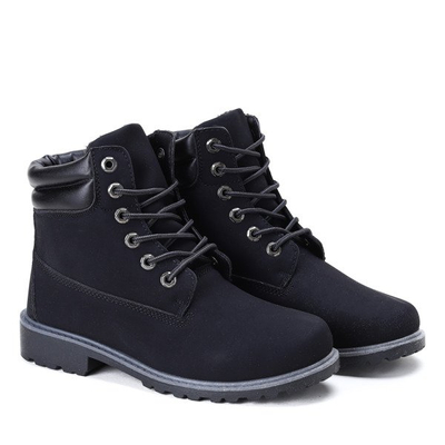 Ocieplane trapery w kolorze czarnym Katherine - Obuwie