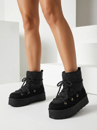 Royalfashion Dámske šnurovacie snehule Filori